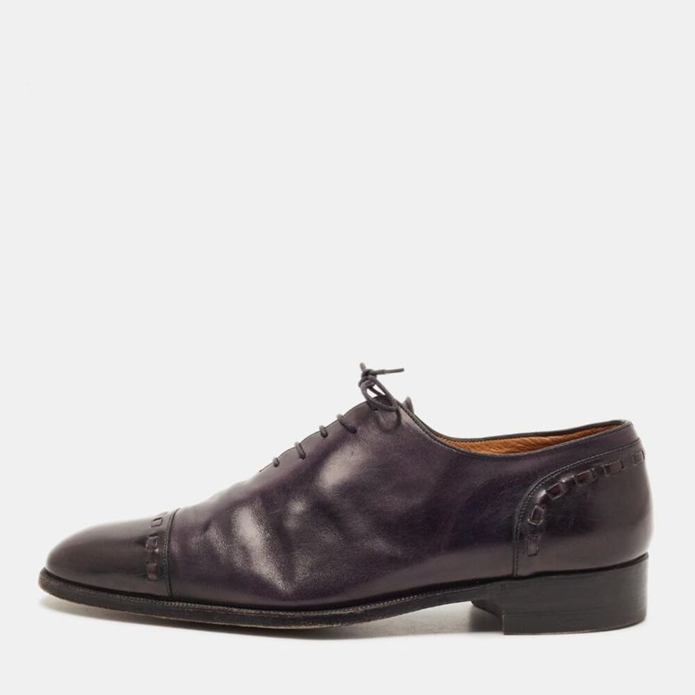 Berluti Alessandro Size 43.5 Two Tone Leather Oxfords
